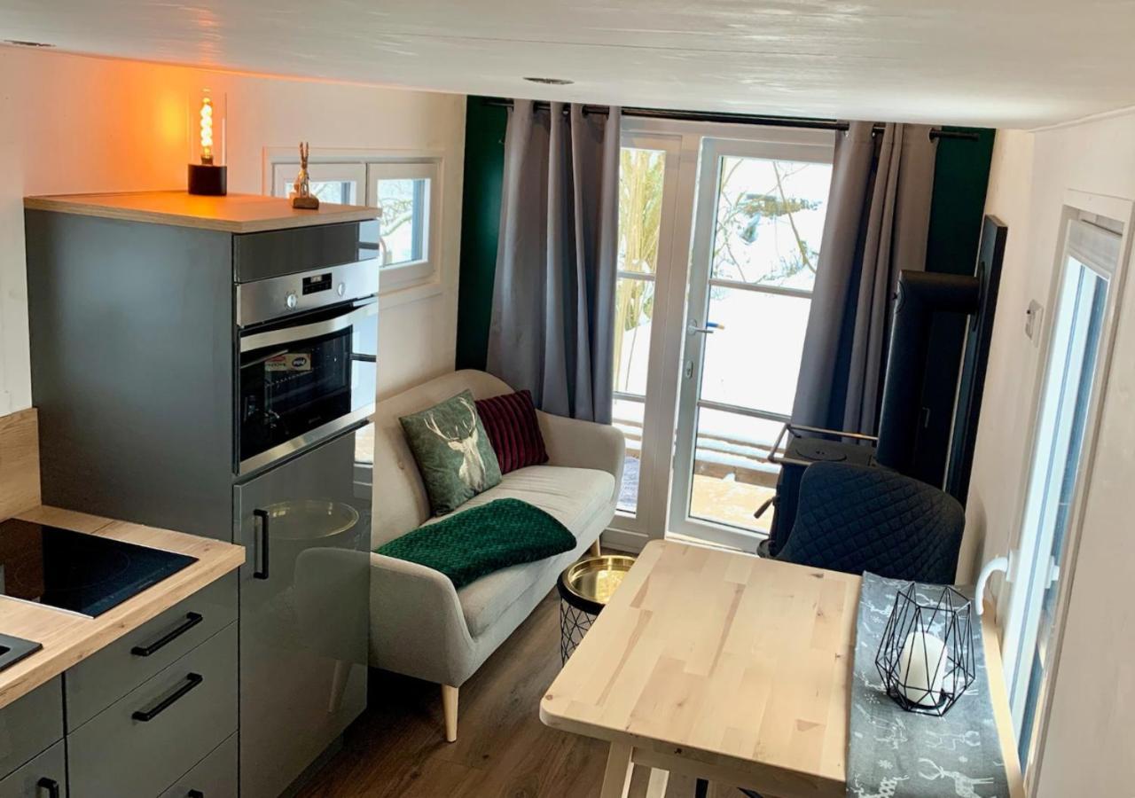 فيلا Tiny House Klitzeklein Am Waldrand Von Elpe اولسبرغ المظهر الخارجي الصورة