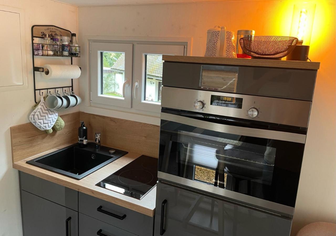 فيلا Tiny House Klitzeklein Am Waldrand Von Elpe اولسبرغ المظهر الخارجي الصورة