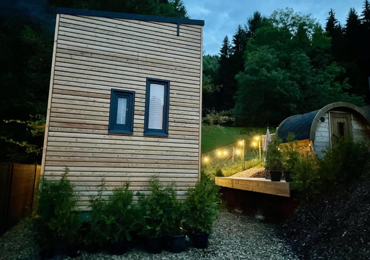 فيلا Tiny House Klitzeklein Am Waldrand Von Elpe اولسبرغ المظهر الخارجي الصورة